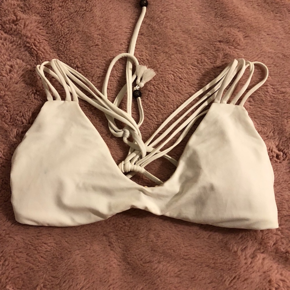 BECCA white bathing suit top!